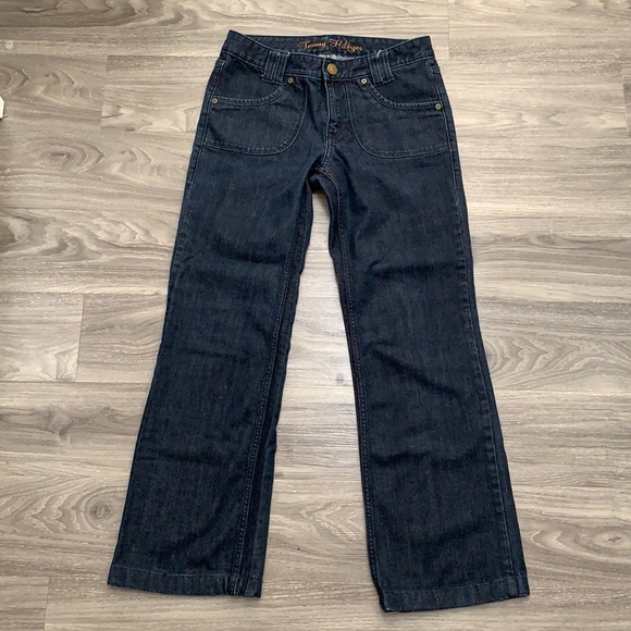 Tommy Hilfiger jeans wide leg dark wash - Picture 1 of 7